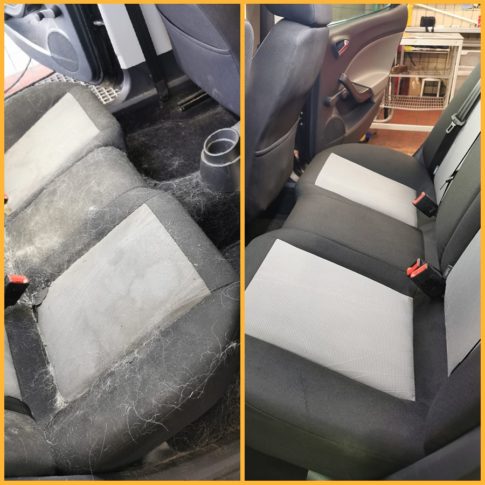 Vorher Nachher Referenz Innenraum Sitzreinigung